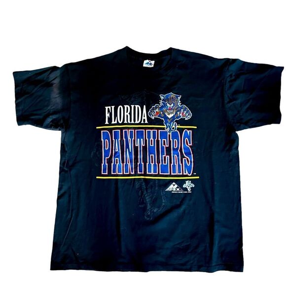 Jerzees Other - VTG 1993 Florida Panthers Hockey Apex One NHL Single Stitch Tee XL
